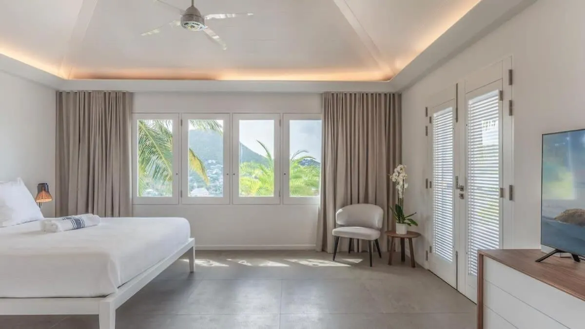 Grand Classic Villa with Stunning Islands Views Quartier de Lorient 圣巴泰勒米